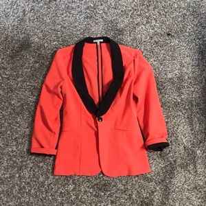 Orange light weight blazer